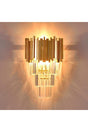 Gold Yellow Modern Crystal Stone Wall Sconce - Swordslife