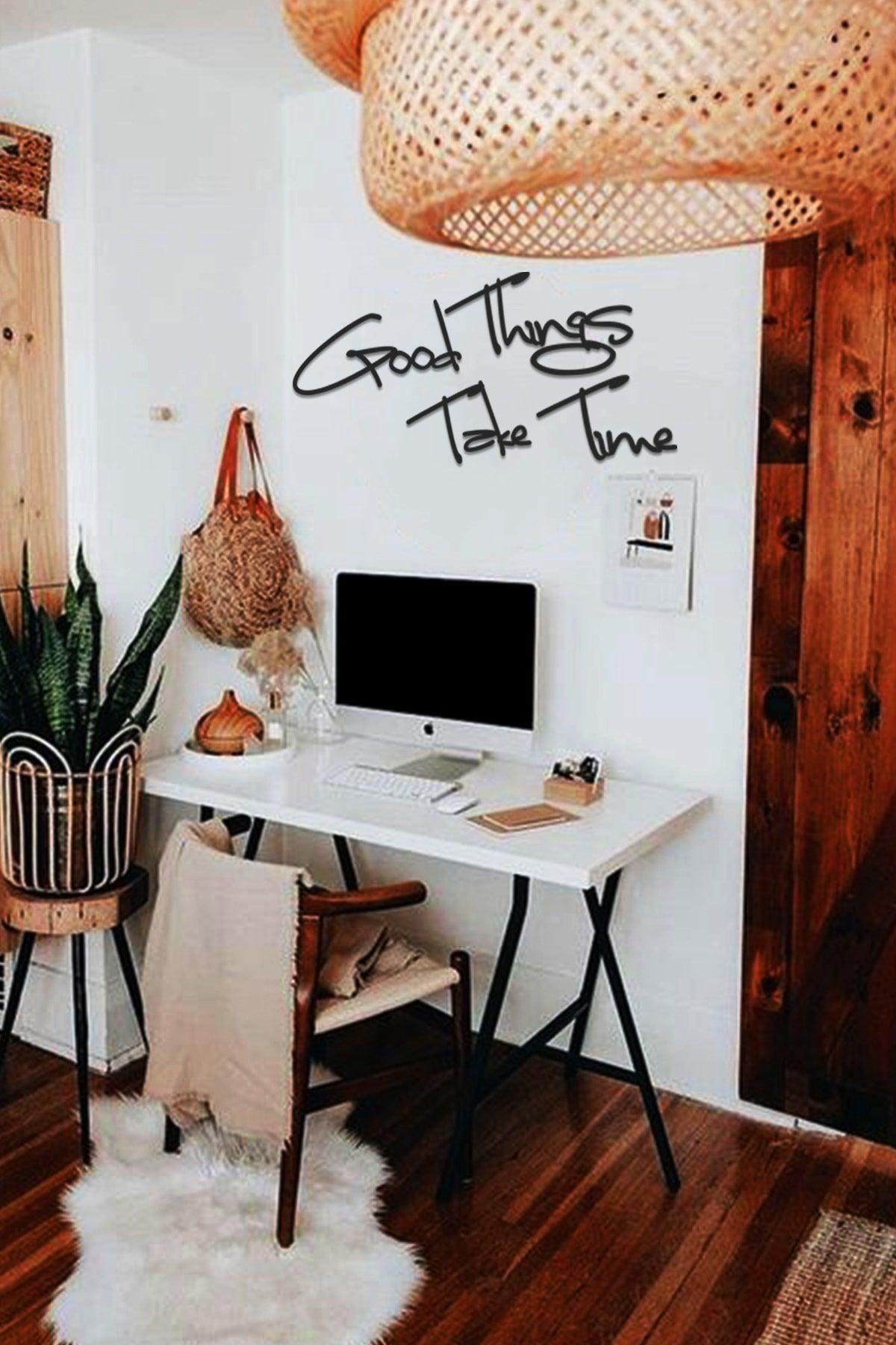 Good Things Take Time Home Decor Graffiti Painting - Swordslife