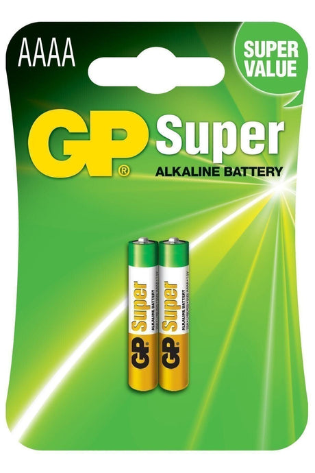 Gp25a Aaaa Slim Alkaline Dual Pack