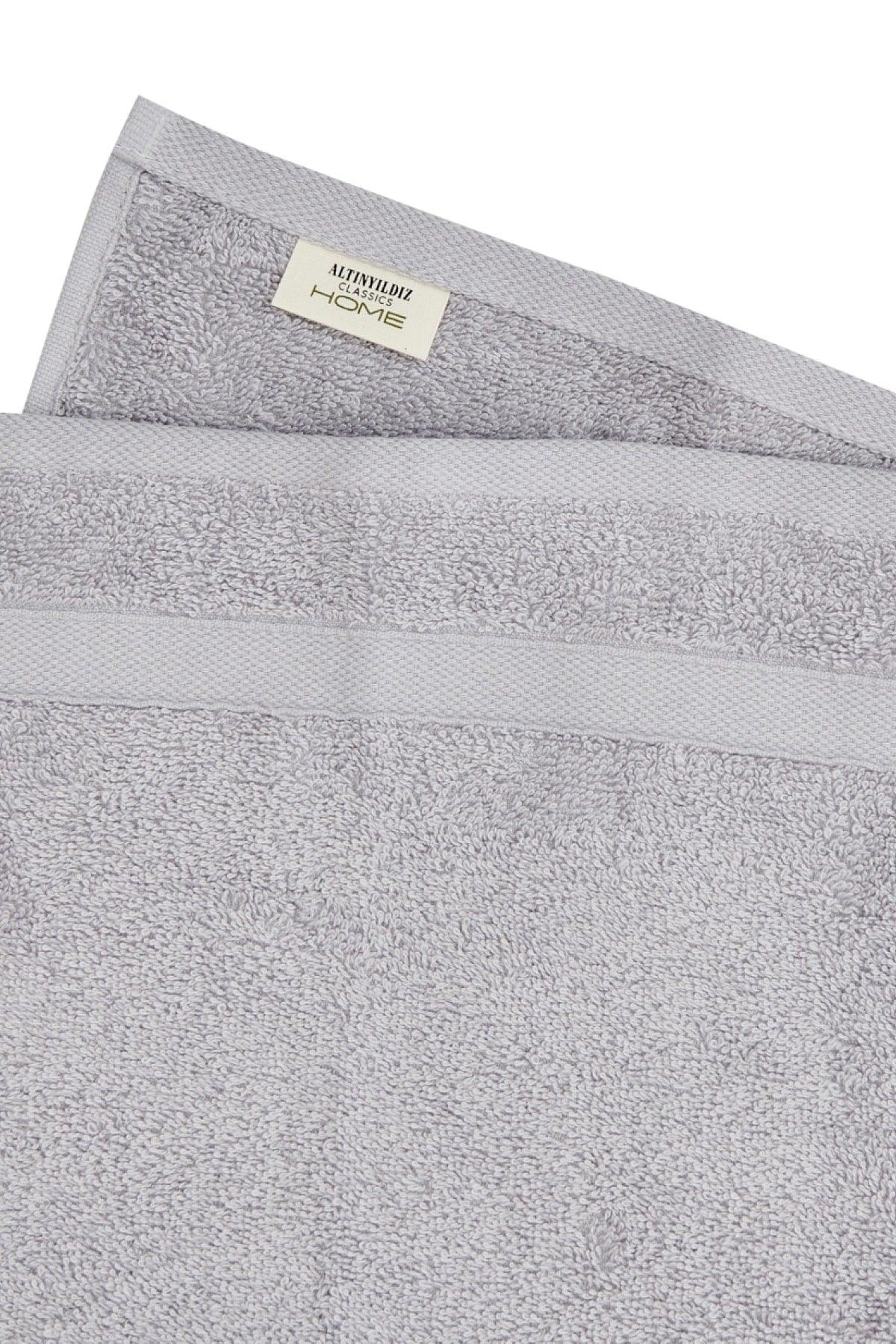 Gray 100% Cotton Hand Towel 30x50 Cm