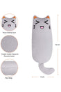 Gray Color Rattle Cat Grass Cat Toy