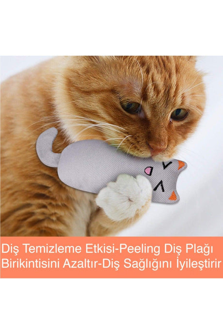 Gray Color Rattle Cat Grass Cat Toy