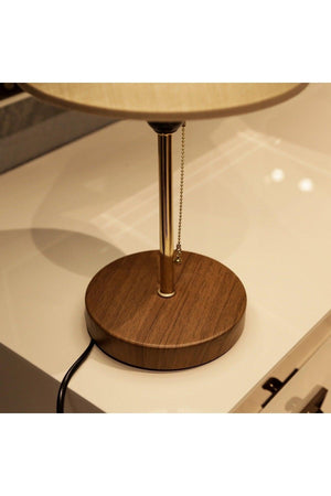 Greenhouse Lampshade - Wooden Leg /cream Ayd-2647 - Swordslife