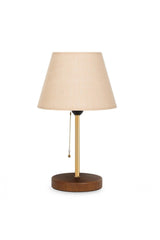 Greenhouse Lampshade - Wooden Leg /cream Ayd-2647 - Swordslife