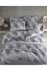 Gray Tree Double Duvet Cover Set - Swordslife