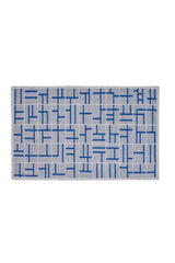 Grid Natural Cotton 2 Piece Bathroom Rug Set - Swordslife