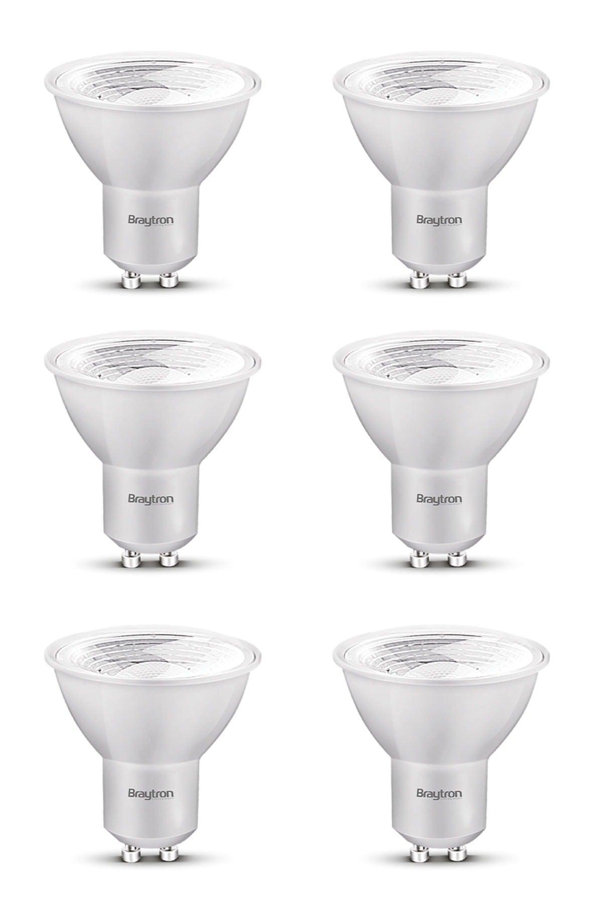 Gu10 Led Bulb 5 Watt 6 Pieces 6500 Kelvin