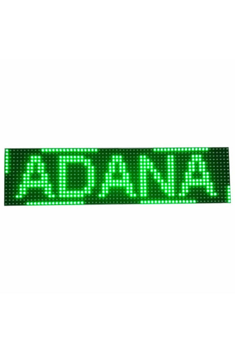 Route Led Sign Green 16x64cm