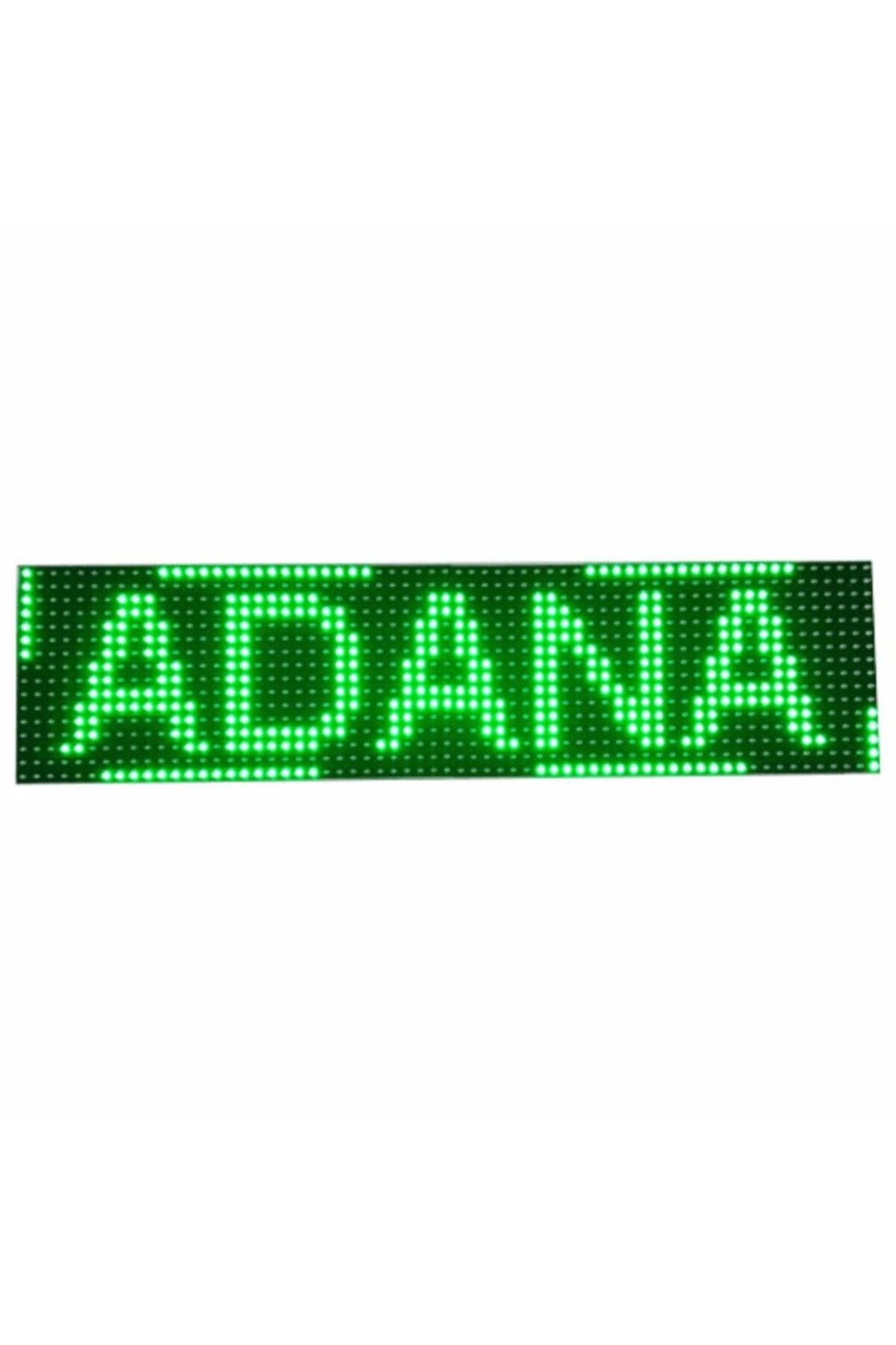 Route Led Sign Green 16x64cm