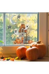 Halloween Decorative Sticker Haunted House