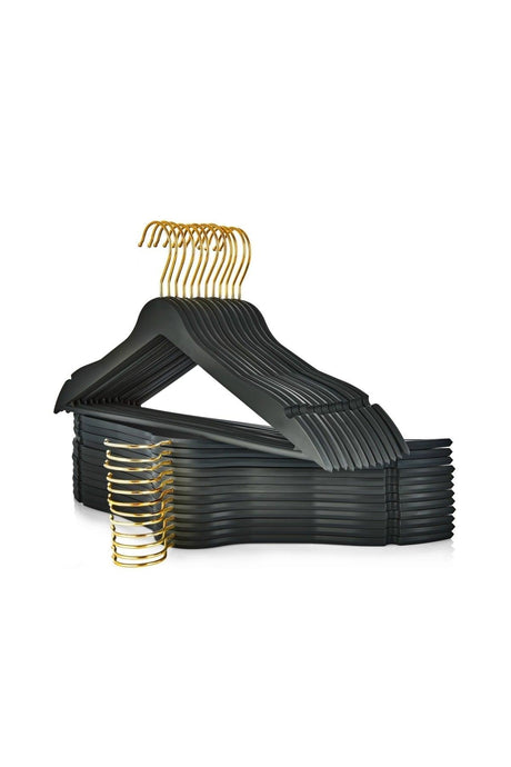 Hanger Shirt And Trousers Hanger (12 Pcs) Gold