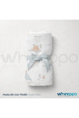 Happy Day Muslin Baby Blanket - Swordslife