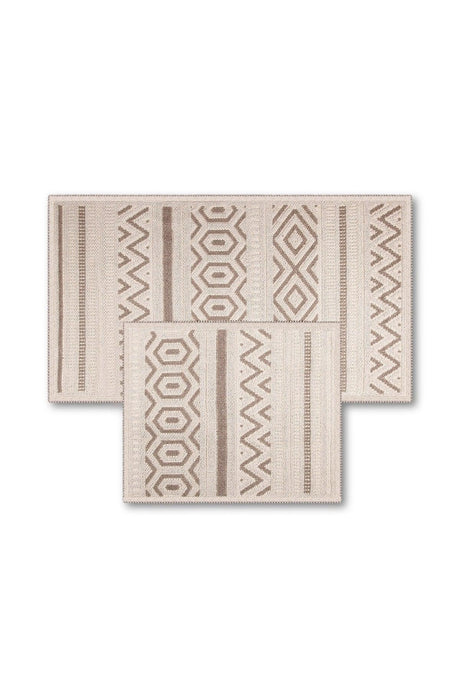 Hat Natural Cotton 2 Piece Bathroom Rug Set - Swordslife