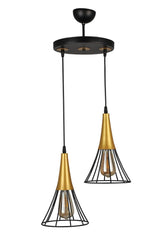 Havana 2nd Chandelier Black-gold - Swordslife