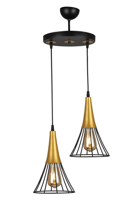 Havana 2nd Chandelier Black-gold - Swordslife