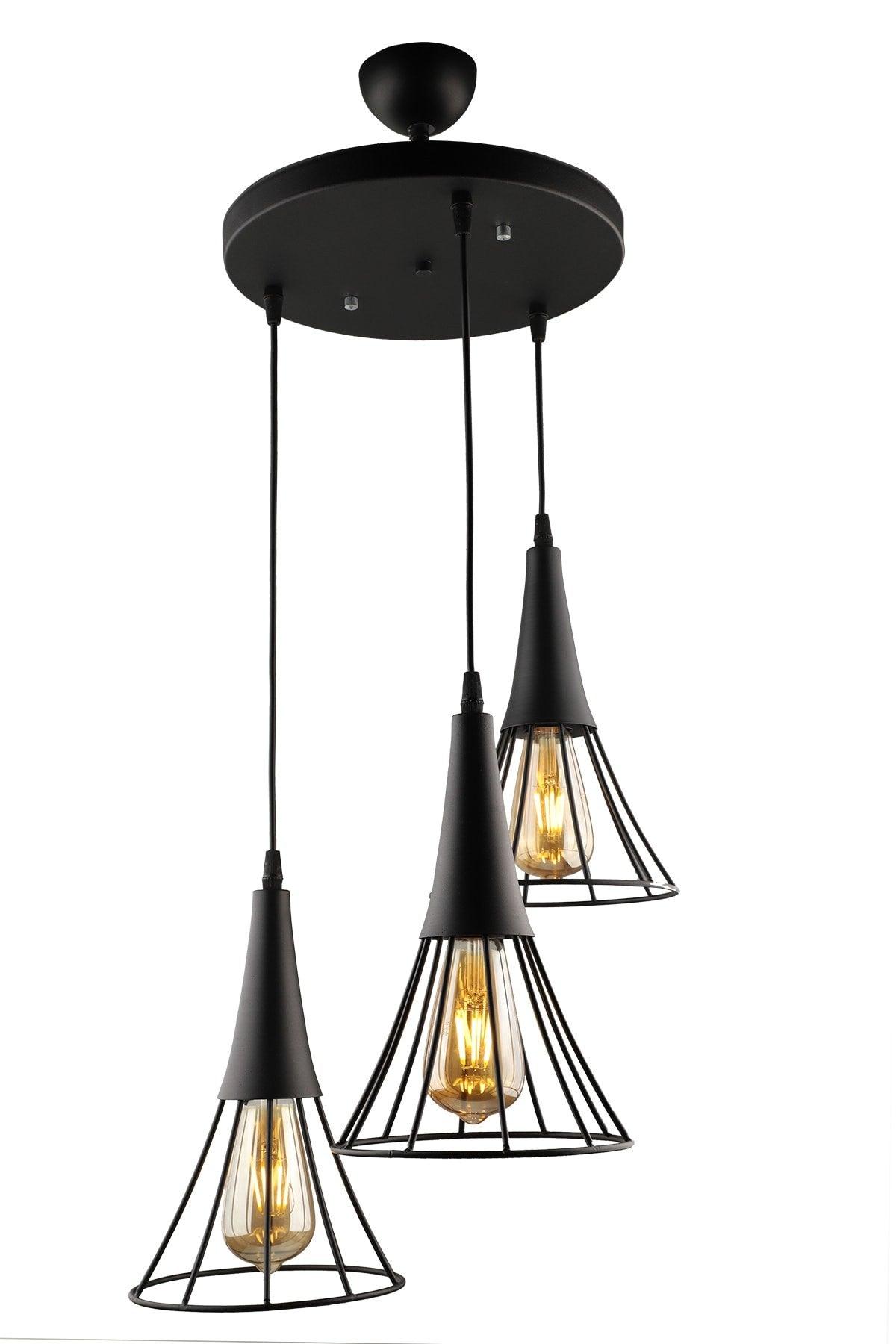 Havana 3rd Chandelier Black - Swordslife