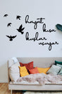 Life is Short Birds Fly Decorative Graffiti - Swordslife