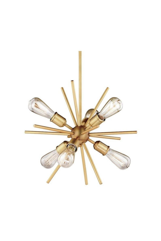 Hedgehog 6 Piece Tumbled Modern Chandelier - Swordslife