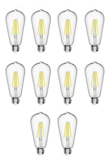 Heka 6w Rustic Led Bulb White Light 10 Pcs