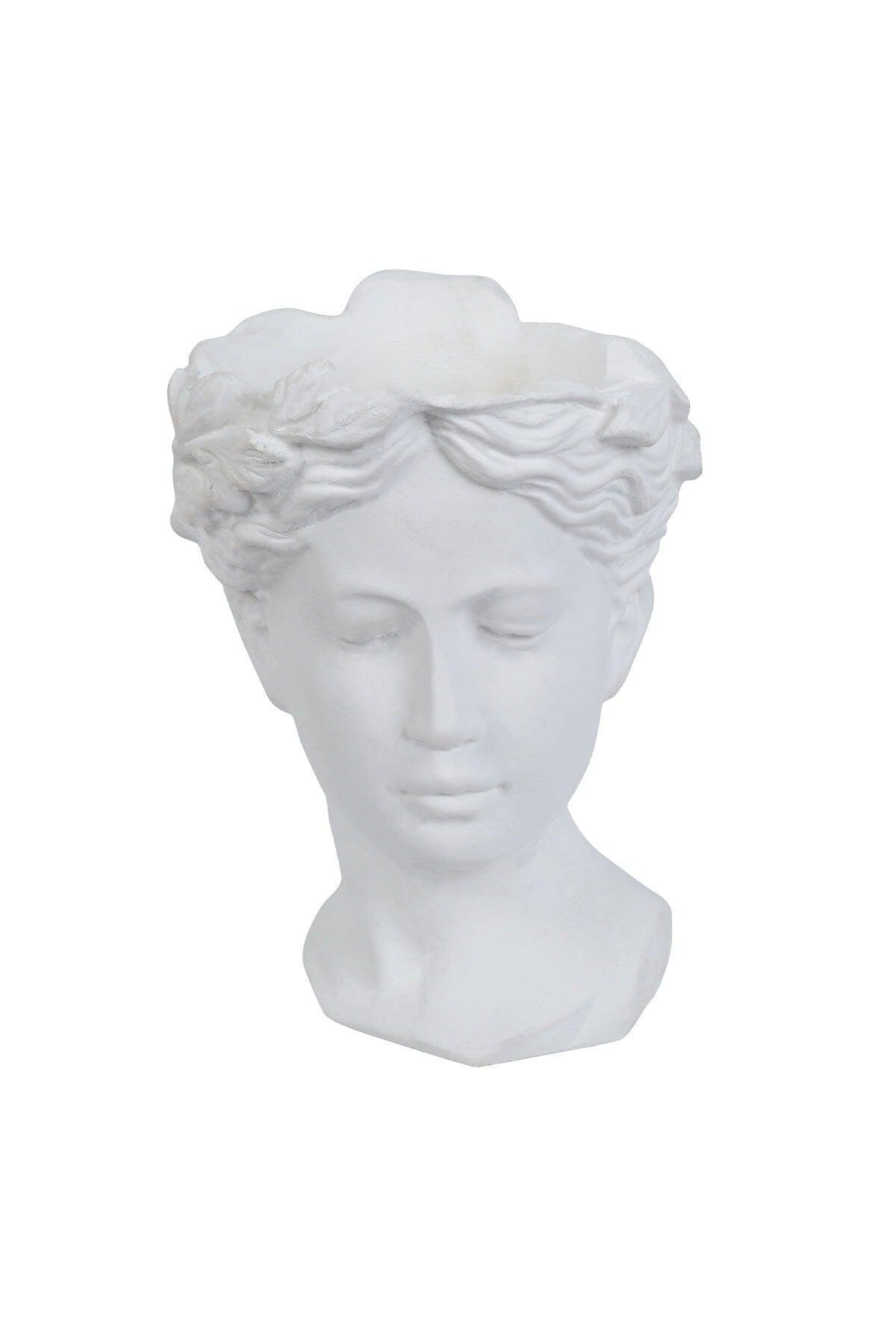 Helen Sculpture Bust Decorative Flower Pot 21 Cm - Swordslife