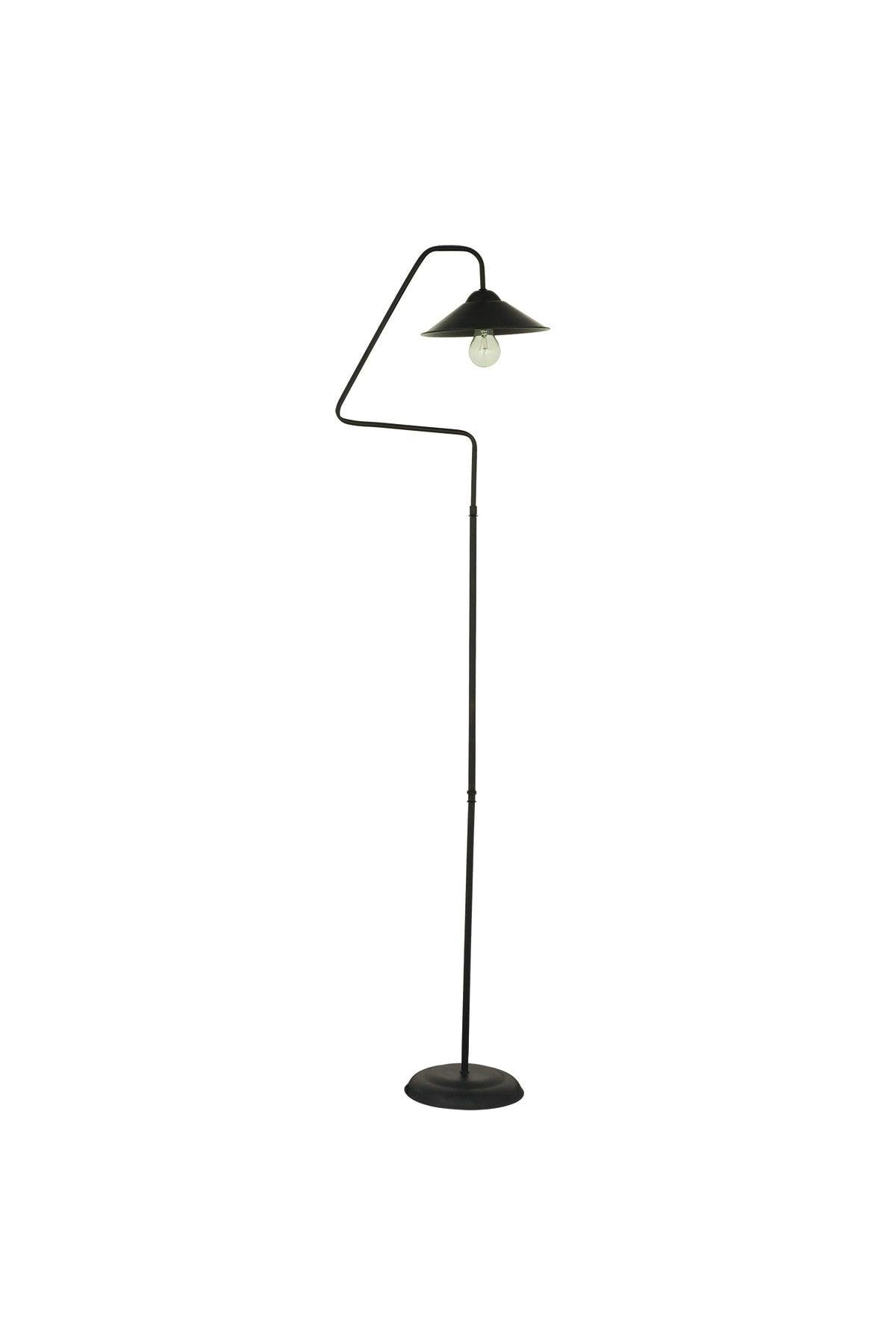 Helga Black Modern Design Retro Metal Floor Lamp - Swordslife