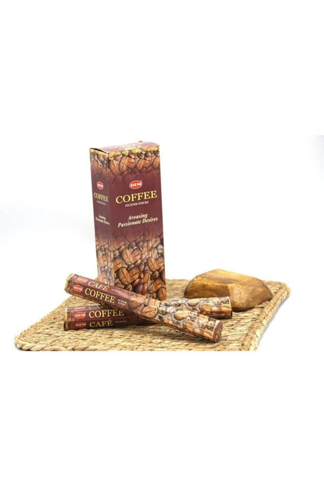 Hem Coffee Stick Incense - Coffee Fragrance (20 Pieces) - Swordslife