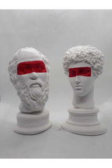 Hermes + Socrates 2-Piece Sculpture Bust Trinket - Swordslife