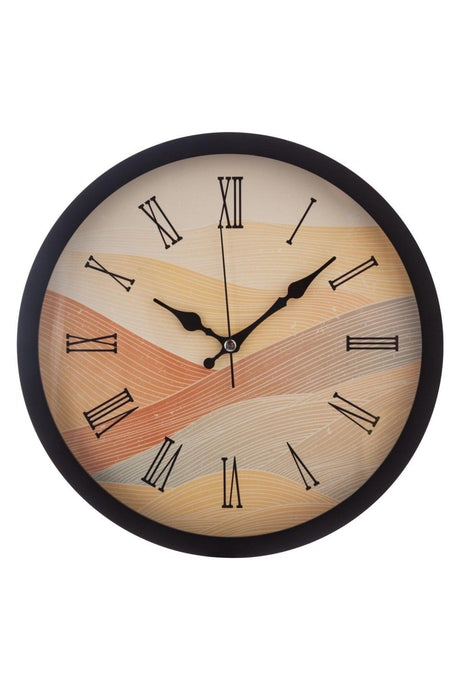 Hermosa Black Wall Clock 30cm - Swordslife