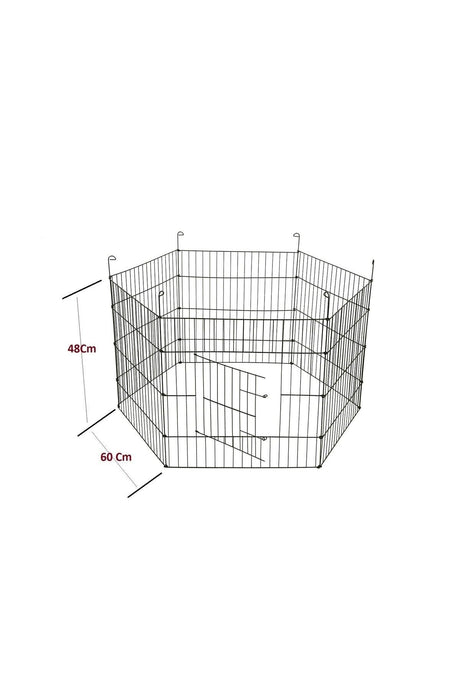 -hexagon Dog Fence 63 Cm X 48 Cm- Imported