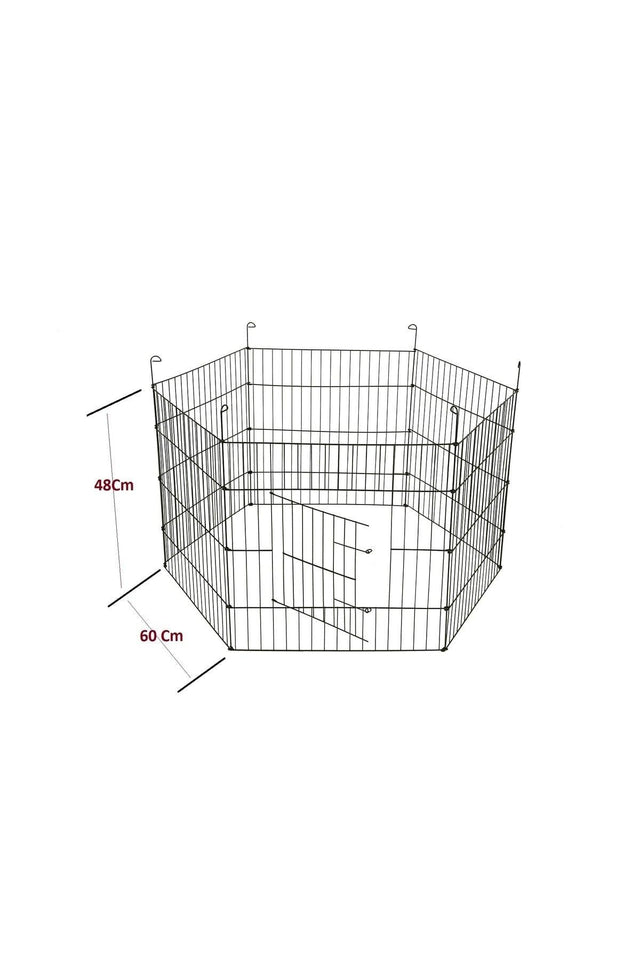 -hexagon Dog Fence 63 Cm X 48 Cm- Imported