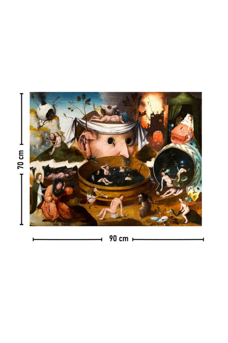 Hieronymus Bosch A Tondal Vision Wall Covering Carpet 70x90 Cm - Swordslife