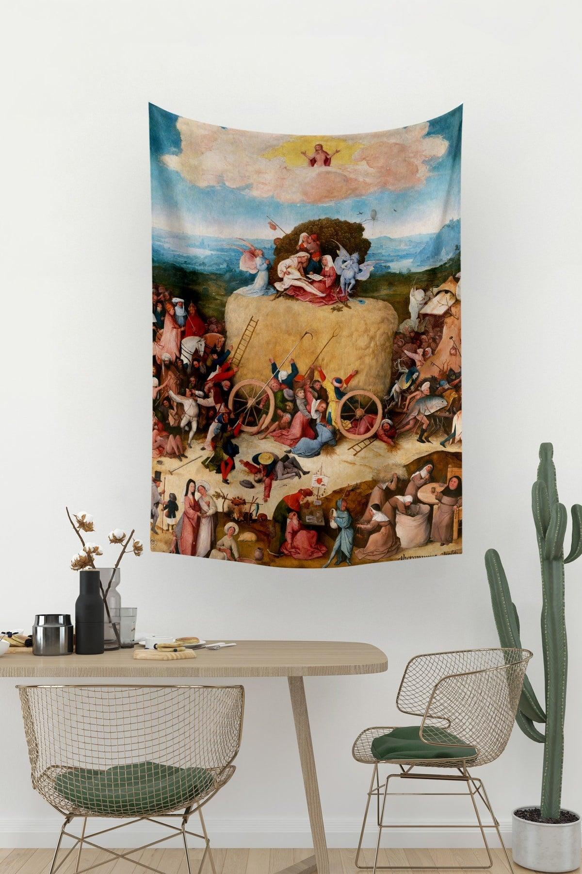 Hieronymus Bosch Haystack Trio Wall Covering Rug 70x100 100x140 cm - Swordslife