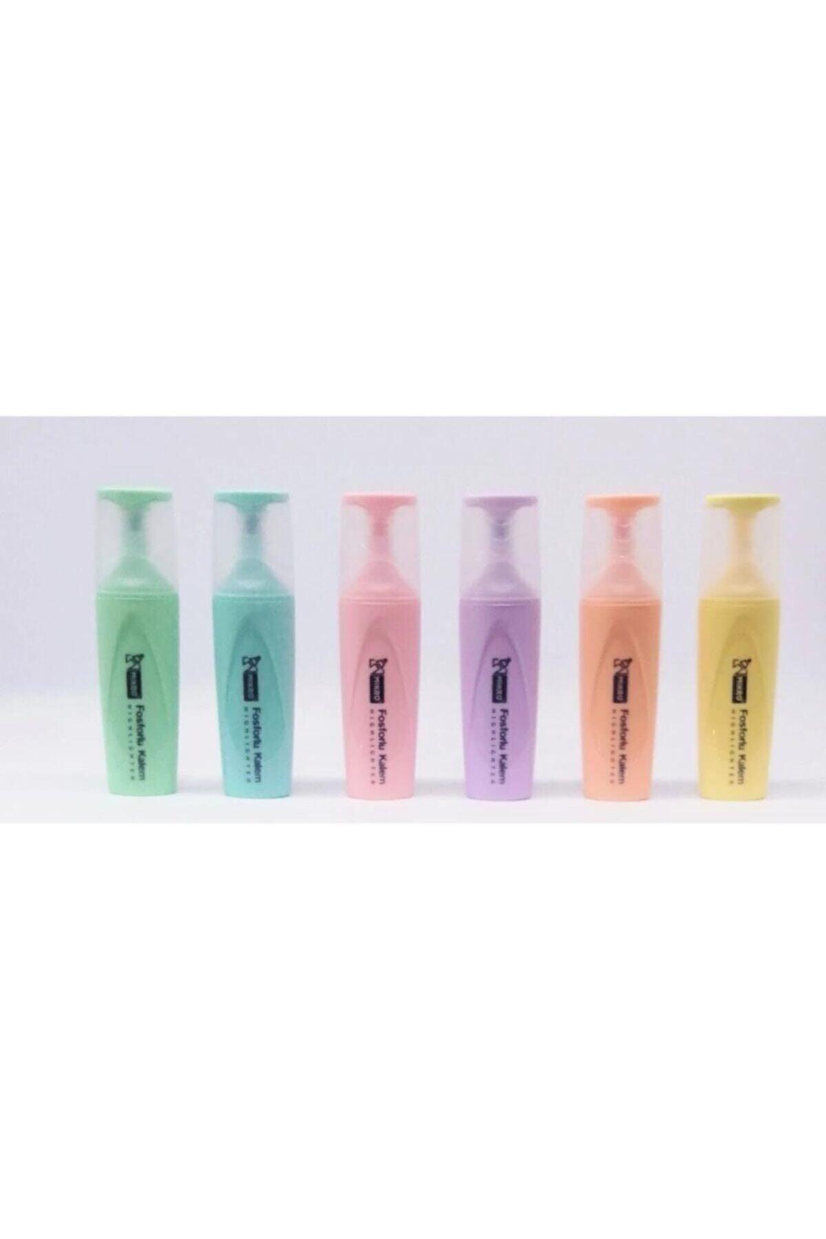 Highlighter Pastel 6 Pcs Highlighter Fk