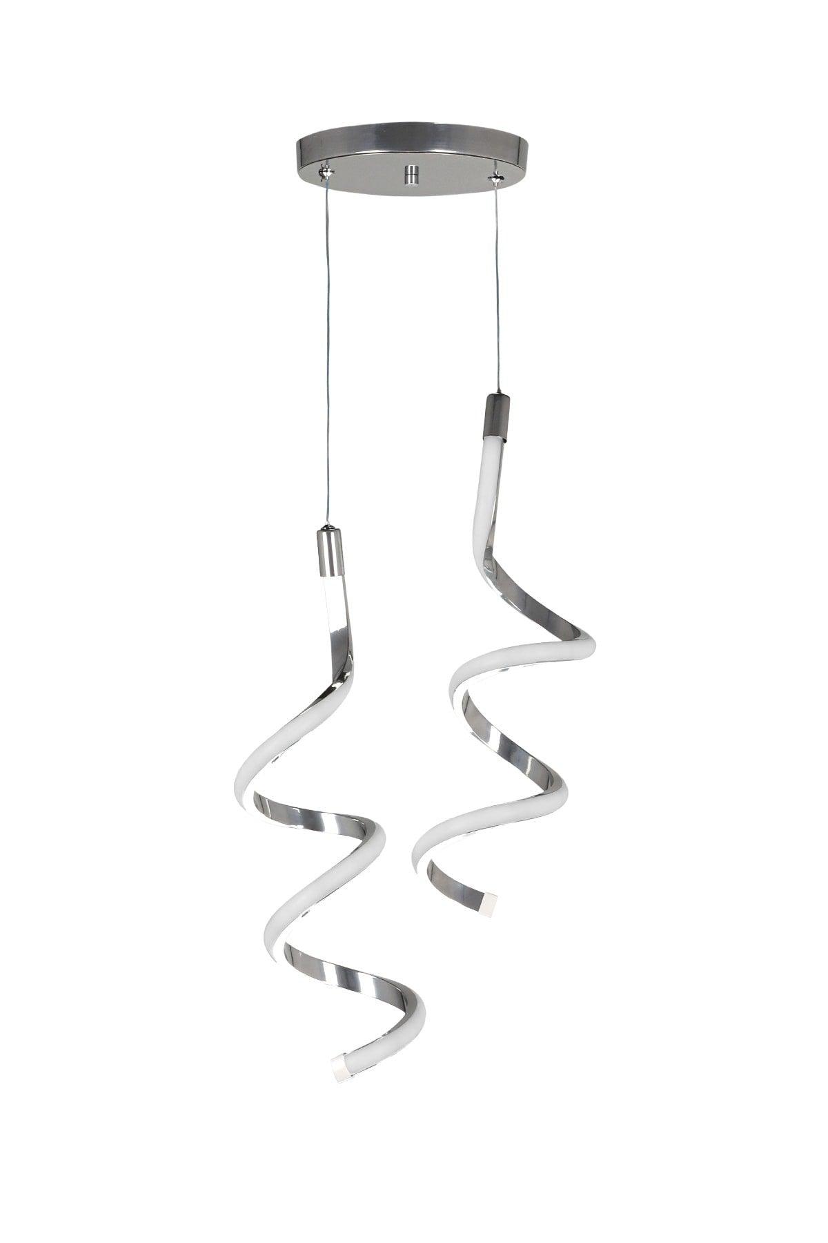 Hilton 3 Color Led 2nd Chandelier Chrome - Swordslife