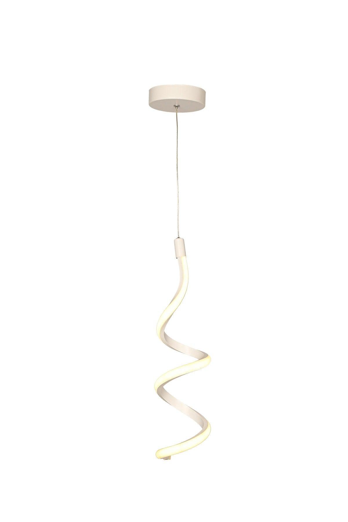 Hilton Single Three Color Led White Chandelier - Swordslife