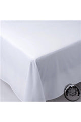 Home Luxury Cotton Plain White Bed Sheet Single 160*240 - Swordslife