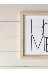 Home Sign Wooden Frame - Swordslife