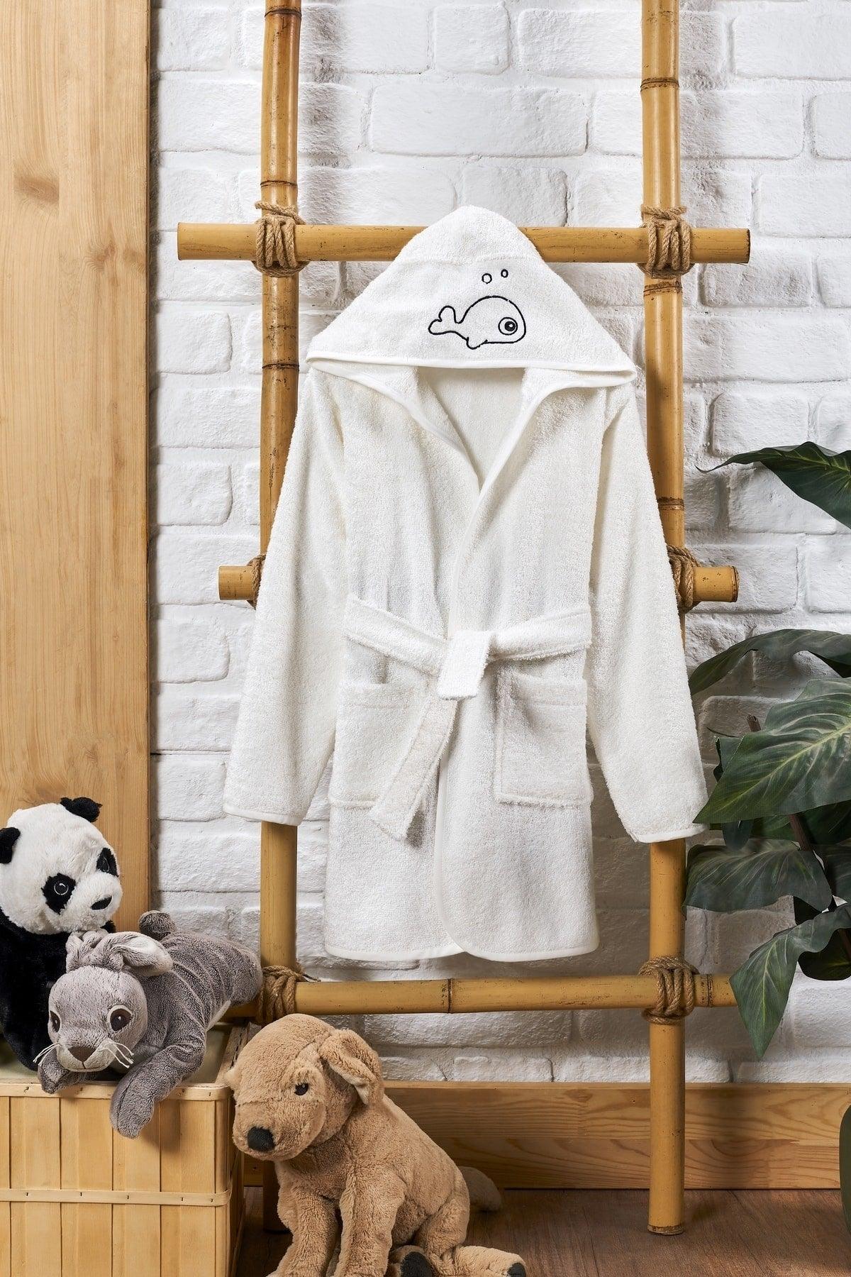 Hooded Bamboo Kids Bathrobe Very Soft