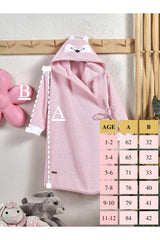 Hooded Kids Bathrobe 100% Cotton Water Absorbent