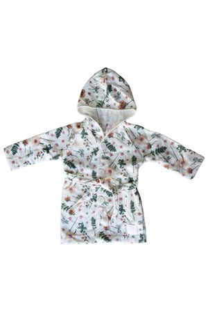 Hooded Girls-boys Bathrobe Cotton-flowery - Swordslife