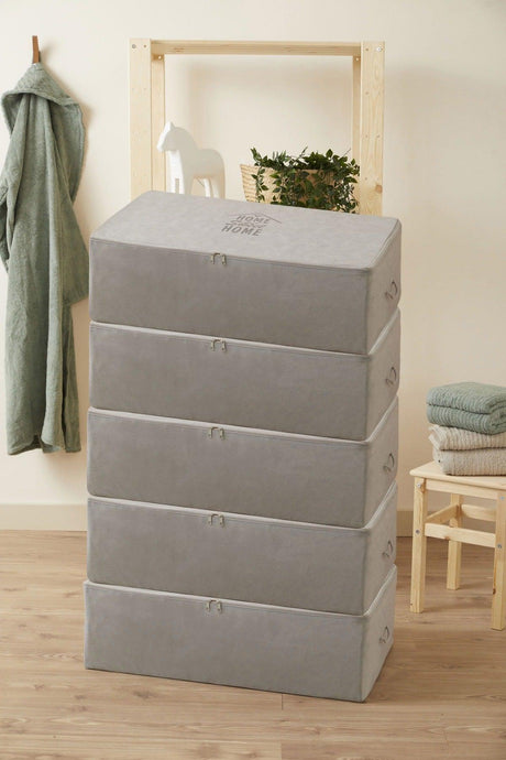 Bag 5 Mega Size Gray Color Base Under Base Dowery Organizer Bag ~ Size: 5 X (74X46X22) - Swordslife