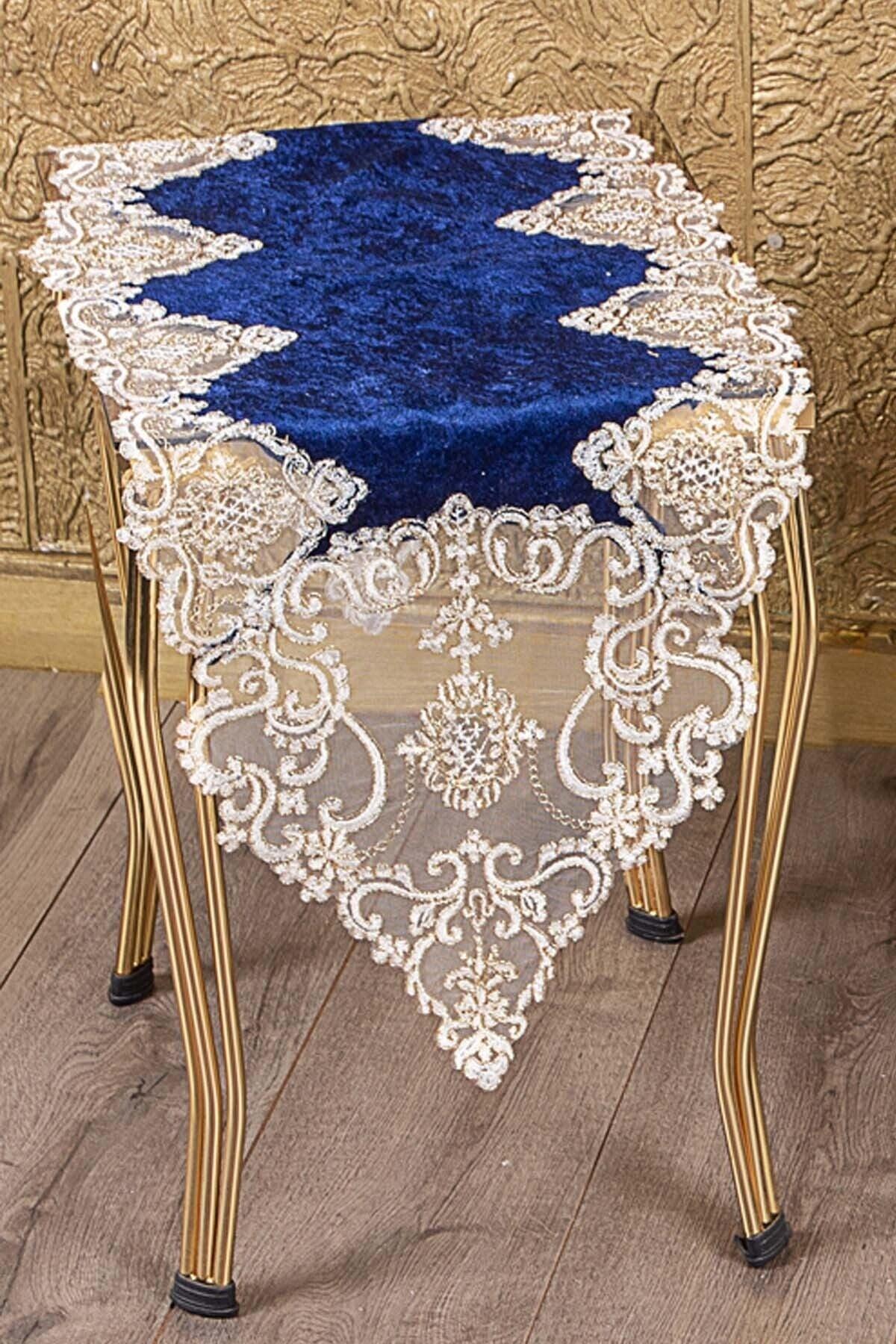 Hürrem Blue Velvet With Gold Lace 5