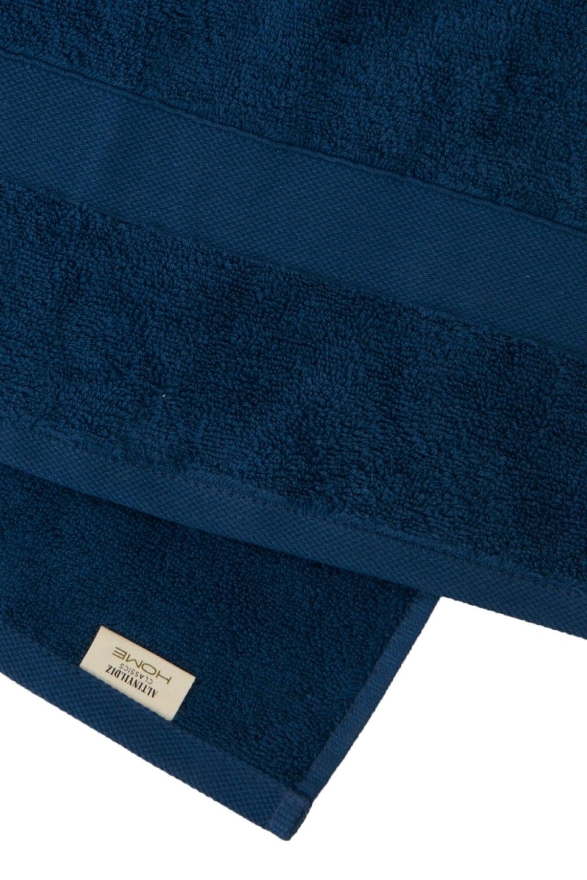 Indigo 100% Cotton Hand Towel 30x50 Cm - Swordslife