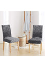 Silk Velvet Chair Cover Elastic 1 Piece - Swordslife