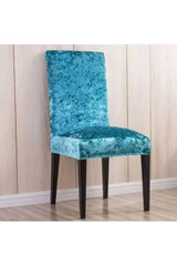 Silk Velvet Chair Cover Elastic Standard 6 Pcs - Swordslife