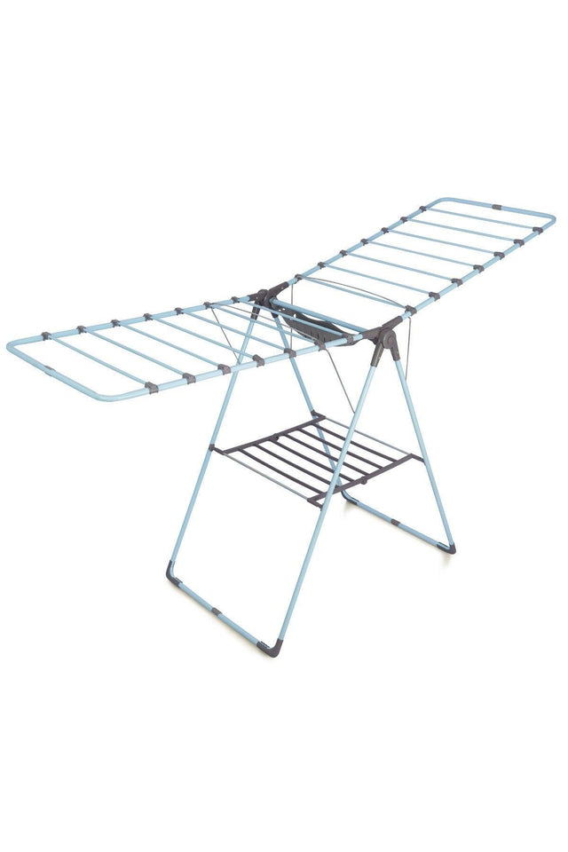 İronika Casa Thick Tubular Basket Laundry Dryer Blue - Swordslife