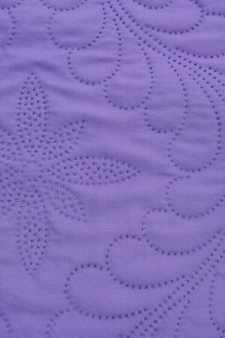 Ivy Lilac Double Microfiber Quilted Bedspread - Swordslife