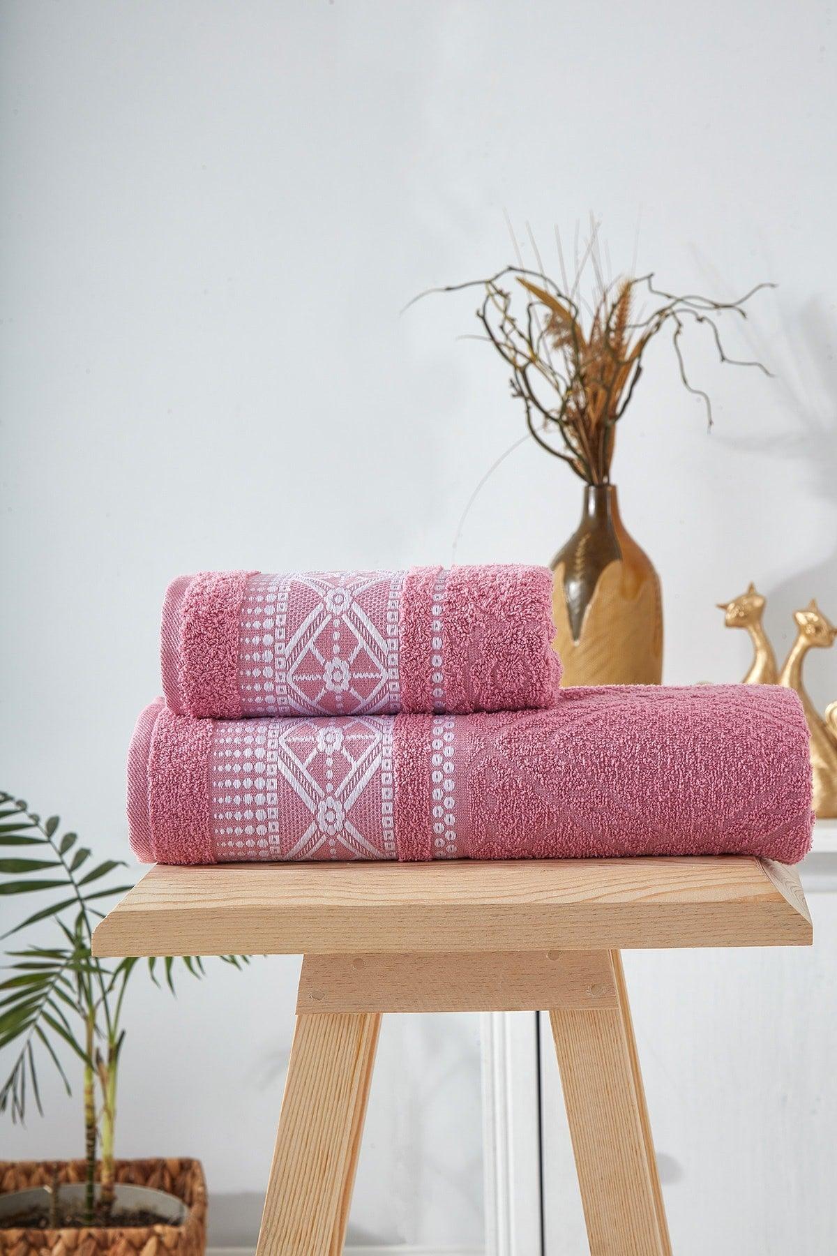 Jacquard Rug Pattern Bath Towel Set 100*150 - 50*85 - Swordslife