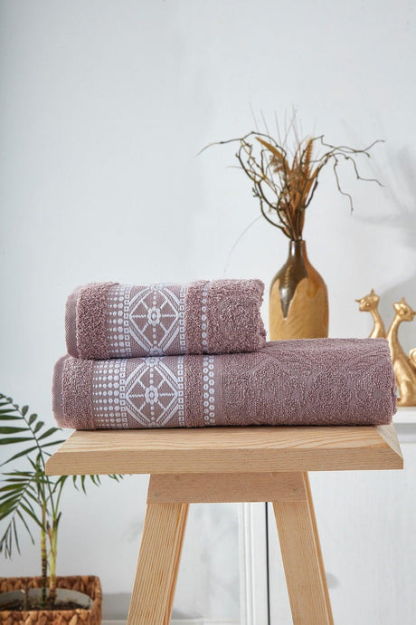 Jacquard Rug Pattern Bath Towel Set 100*150 - 50*85 - Swordslife