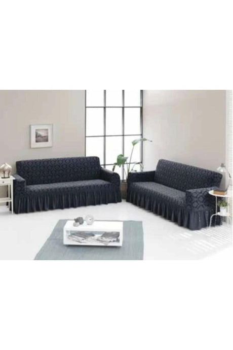 Jacquard Sofa, Sofa, Sofa Cover, Lycra, Rubber, Standard 3+3 - Swordslife